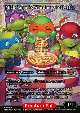 Michelangelo, Weirdness to 11 (V.3) - Teenage Mutant Ninja Turtles: Extras (Mythic) [XTMT-298]
