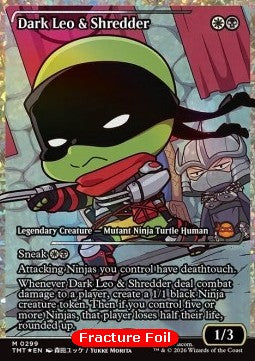 Dark Leo & Shredder (V.3) - Teenage Mutant Ninja Turtles: Extras (Mythic) [XTMT-299]