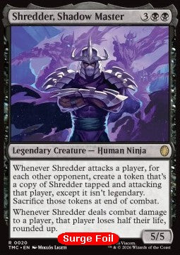 Shredder, Shadow Master (V.1) - Commander: Teenage Mutant Ninja Turtles: Extras (Rare) [XTMC-20]