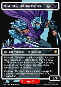 Shredder, Shadow Master (V.2) - Commander: Teenage Mutant Ninja Turtles: Extras (Rare) [XTMC-88]