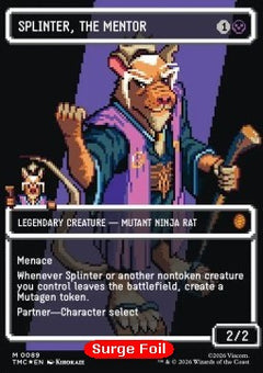 Splinter, the Mentor - Commander: Teenage Mutant Ninja Turtles: Extras (Mythic) [XTMC-89]