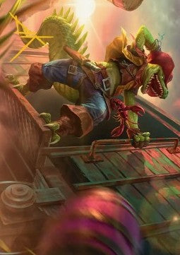 Art Series: Leatherhead, Iron Gator (V.2) - Teenage Mutant Ninja Turtles: Extras (Tip Card) [XTMT-A43]
