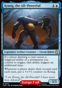 Krang, the All-Powerful (V.1) - Commander: Teenage Mutant Ninja Turtles: Extras (Rare) [XTMC-13]