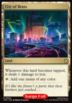 City of Brass - Commander: Teenage Mutant Ninja Turtles: Extras (Rare) [XTMC-62]