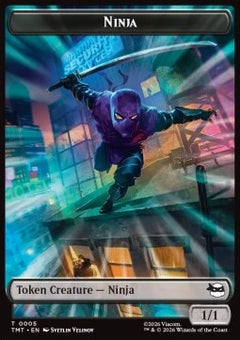 Ninja Token (B 1/1) // Food Token - Teenage Mutant Ninja Turtles: Tokens (Token) [TTMT-T 5/8]