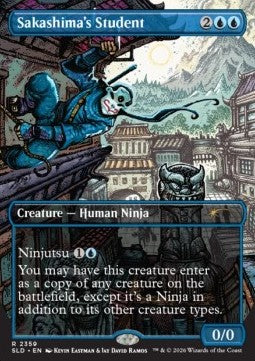 Sakashima's Student (V.2) - Secret Lair Drop Series: Totally TubuLair Superdrop (Rare) [SLDTMNT-2359]