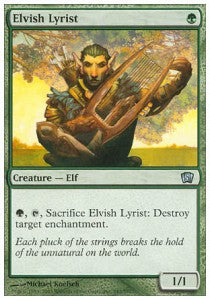 Elvish Lyrist - Eighth Edition (Uncommon) [8ED-242]