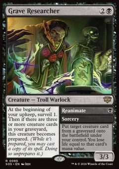 Grave Researcher // Reanimate - Secrets of Strixhaven (Rare) [SOS-85]