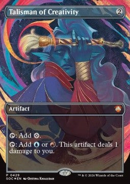 Talisman of Creativity - Commander: Secrets of Strixhaven: Extras (Mythic) [XSOC-429]