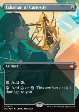 Talisman of Curiosity - Commander: Secrets of Strixhaven: Extras (Mythic) [XSOC-430]