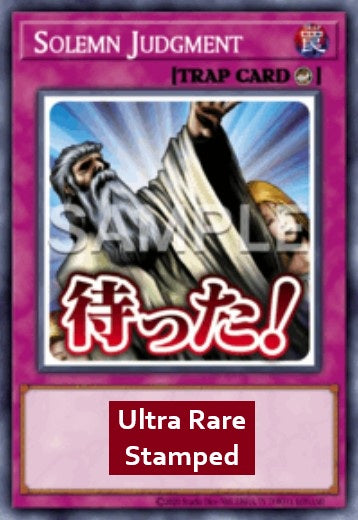 Solemn Judgment (V.1 - Ultra Rare) - Rarity Collection 5 (Ultra Rare) [RA05-124]