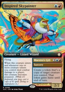 Inspired Skypainter // Maestro's Gift - Commander: Secrets of Strixhaven: Extras (Rare) [XSOC-96]