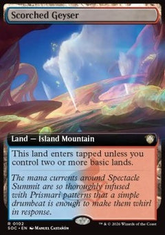 Scorched Geyser - Commander: Secrets of Strixhaven: Extras (Rare) [XSOC-102]
