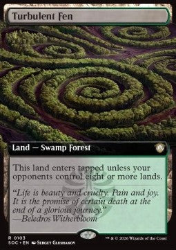 Turbulent Fen - Commander: Secrets of Strixhaven: Extras (Rare) [XSOC-103]