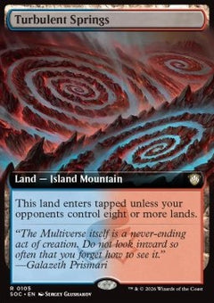 Turbulent Springs - Commander: Secrets of Strixhaven: Extras (Rare) [XSOC-105]
