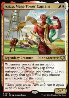 Aziza, Mage Tower Captain - Secrets of Strixhaven (Rare) [SOS-174]