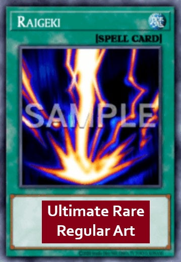 Raigeki (V.8 - Ultimate Rare) - Rarity Collection 5 (Ultimate Rare) [RA05-110]