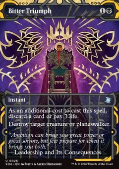 Bitter Triumph (V.1) - Secrets of Strixhaven: Mystical Archive (Uncommon) [SOA-26]