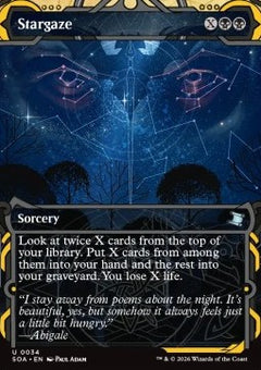 Stargaze (V.1) - Secrets of Strixhaven: Mystical Archive (Uncommon) [SOA-34]