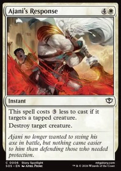Ajani's Response - Secrets of Strixhaven (Common) [SOS-6]