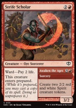 Strife Scholar // Awaken the Ages - Secrets of Strixhaven (Common) [SOS-131]