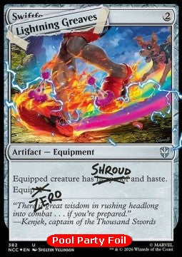 Lightning Greaves (V.2) - Secret Lair Drop Series: Secret Lair x Marvel's Deadpool (Uncommon) [SLDMDP-382]