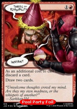 Thrill of Possibility (V.2) - Secret Lair Drop Series: Secret Lair x Marvel's Deadpool (Common) [SLDMDP-615]