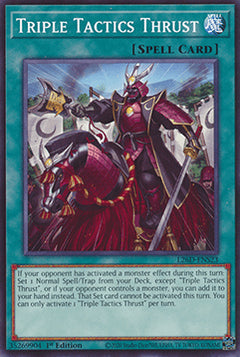 Triple Tactics Thrust (V.1 - Common) - Legendary Modern Decks 2026 (Common) [L26D-S23]