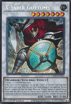 X-Saber Gottoms (V.2 - Secret Rare)