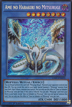 Ame no Habakiri no Mitsurugi (V.2 - Secret Rare) - Legendary Modern Decks 2026 (Secret Rare) [L26D-M10]