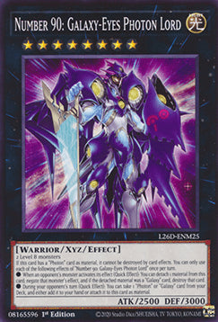 Number 90: Galaxy-Eyes Photon Lord - Legendary Modern Decks 2026 (Common) [L26D-M25]