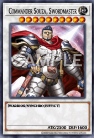 Commander Souza, Swordmaster (V.3 - Starlight Rare)