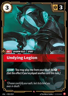 Undying Legion - Unleashed (Rare) [UNL-025]