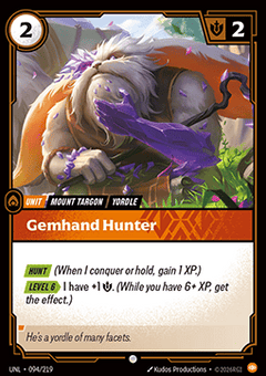 Gemhand Hunter - Unleashed (Common) [UNL-094]