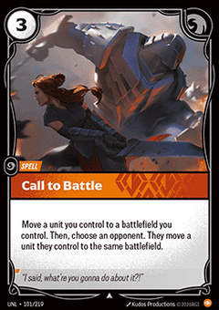 Call to Battle - Unleashed (Uncommon) [UNL-101]