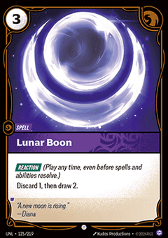 Lunar Boon - Unleashed (Common) [UNL-125]