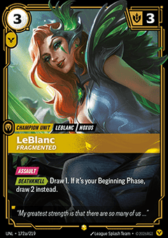 Leblanc, Fragmented (V.2 - Showcase)