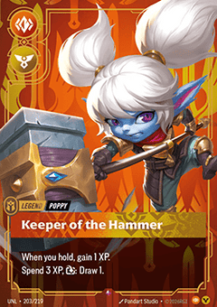Poppy, Keeper of the Hammer (V.1 - Rare) - Unleashed (Rare) [UNL-203]