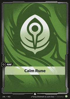 Calm Rune (V.1 - Common)