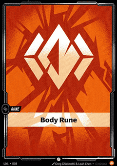 Body Rune (V.1 - Common)
