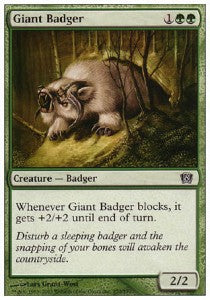 Giant Badger - Eighth Edition (Common) [8ED-253]