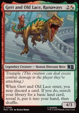 Gert and Old Lace, Runaways