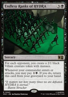 Endless Ranks of HYDRA