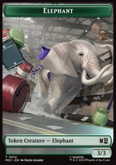 Elephant Token (G 3/3) // Rhino Token (G 4/4) (V.1)