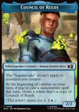 Council of Reeds Token (U 2/2) // Merfolk Token (U 1/1) (V.1)