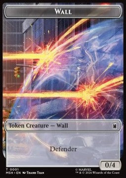 Wall Token (C 0/4) // Alien Token (R 1/1)