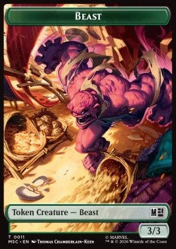 Beast Token (G 3/3) // Vibranium Token
