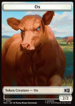 Ox Token (W 2/2) // Vibranium Token