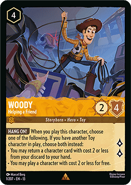 Woody - Helping a Friend