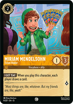 Miriam Mendelsohn - Ticket Holder